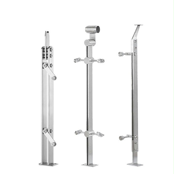Customized processing of stainless steel columns for park and shopping mall engineering staircase railings and guardrails by manufacturers