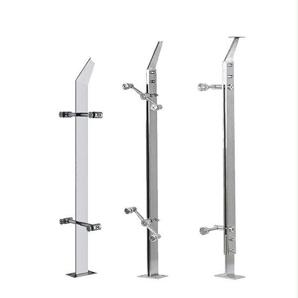 The manufacturer wholesales and customizes 304 stainless steel columns for staircase engineering, railings and handrails, and home decoration balcony columns