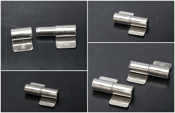 304Detailed drawing display of stainless steel strip door hinges