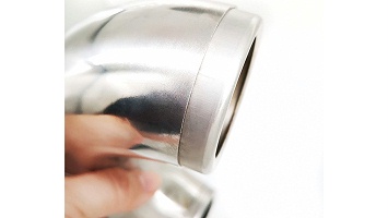 How to polish stainless steel elbows?