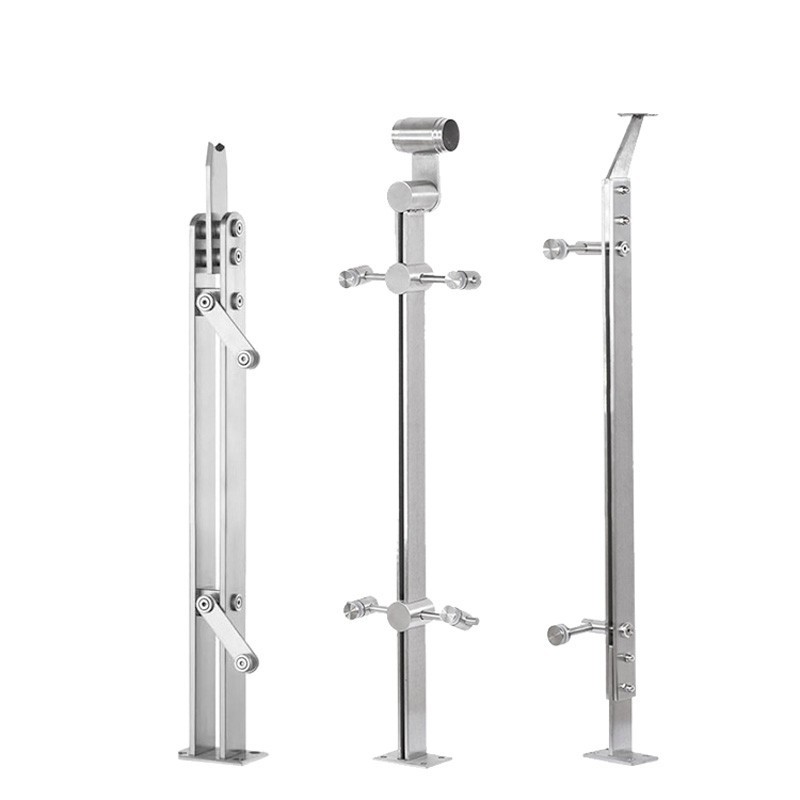 Customized processing of stainless steel columns for park and shopping mall engineering staircase railings and guardrails by manufacturers