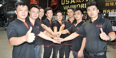 Weili Huang - Company Employee Group Photo