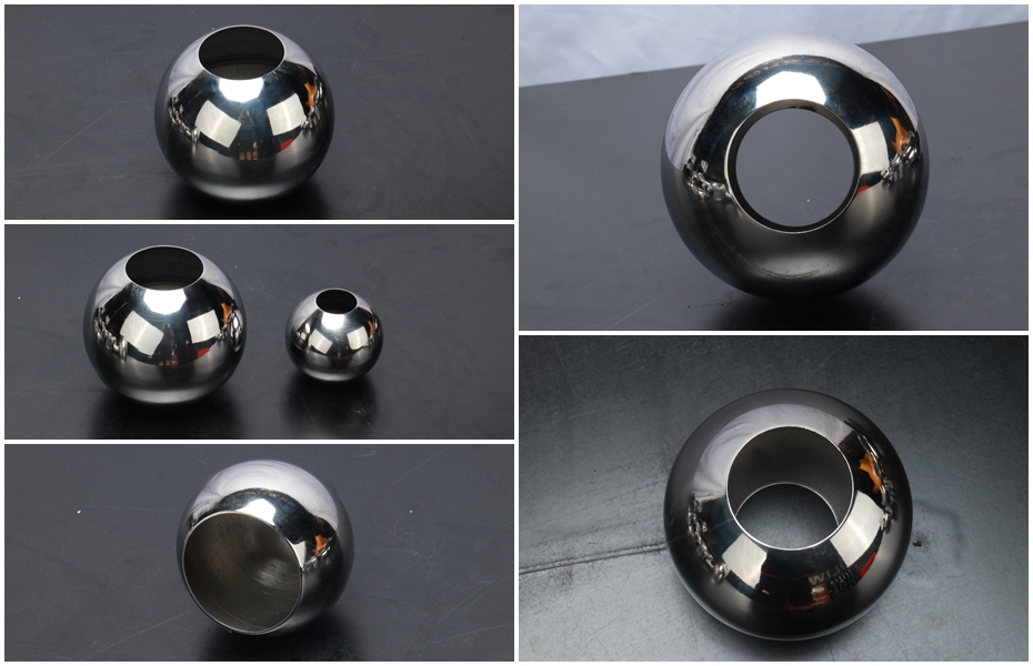 304Detailed picture display of stainless steel perforated balls