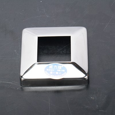 Stainless steel decorative square cover