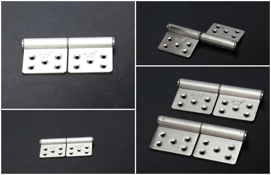 304Stainless steel hinge detail diagram display