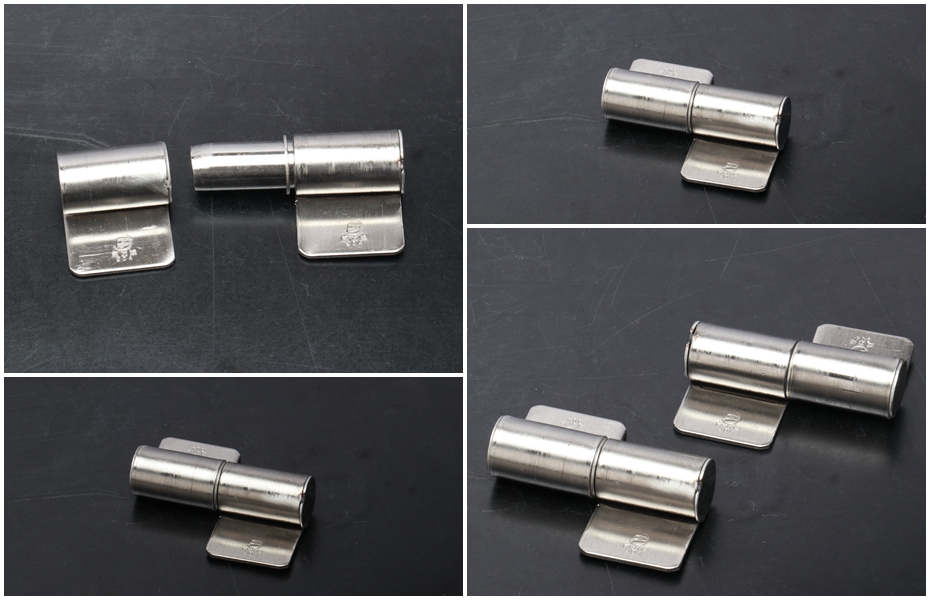 304Detailed drawing display of stainless steel strip door hinges